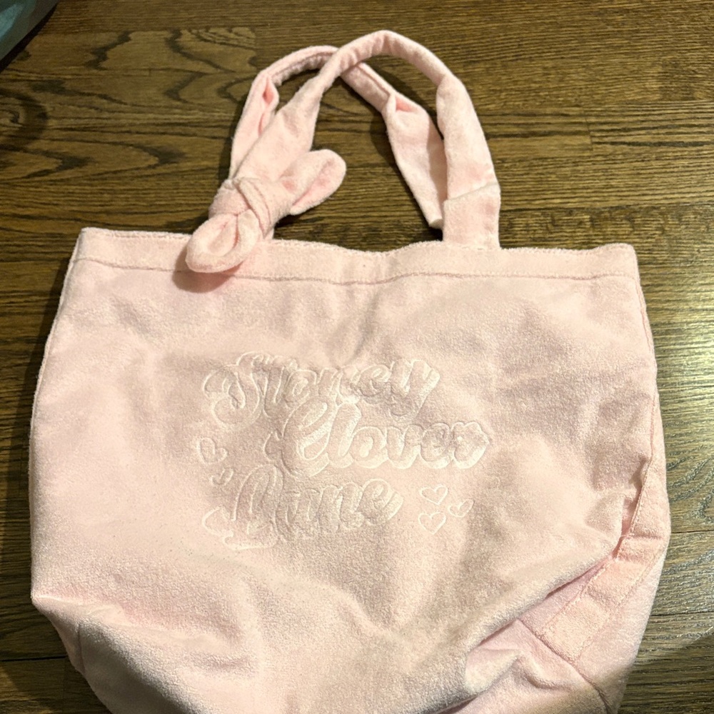 Stoney Clover x Target Terry Cloth Pink Tote Bag